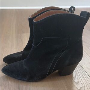 Black Suede Ankle Boots